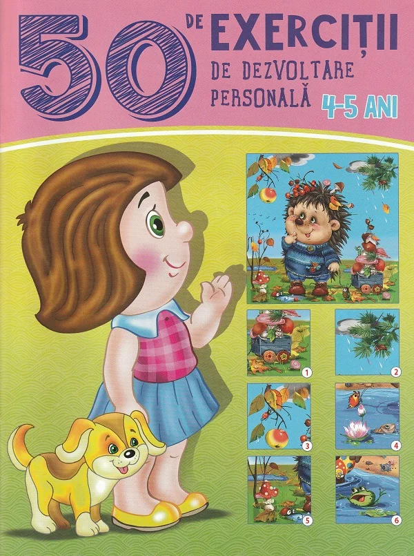 50 de exercitii de dezvoltare personala 4-5 ani