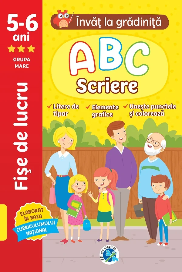 ABC Scriere: 5-6 ani Grupa mare. Invat la gradinita