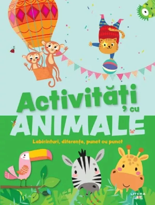 Activitati cu animale. Labirinturi, diferente, punct cu punct