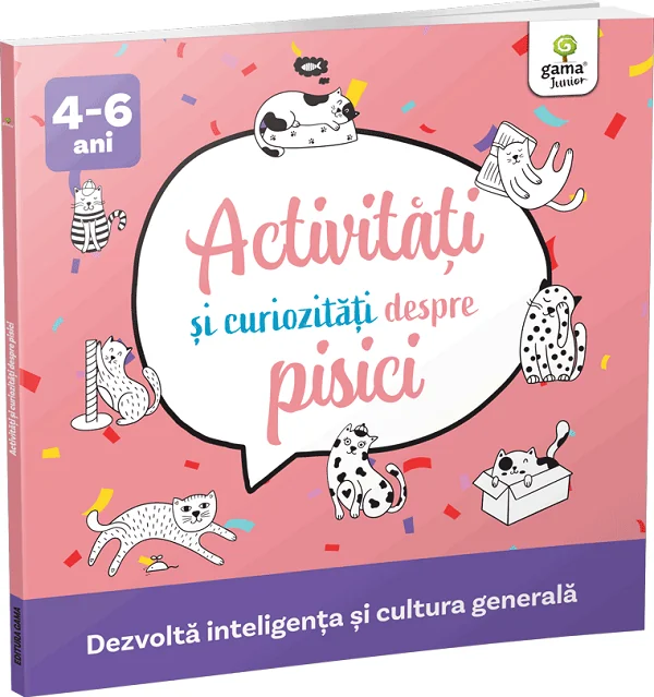 Activitati si curiozitati despre pisici 4-6 ani