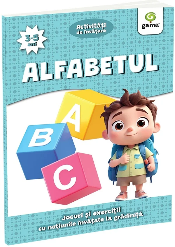 Alfabetul 3-5 ani. Activitati de invatare. Jocuri si exercitii cu notiunile invatate la gradinita