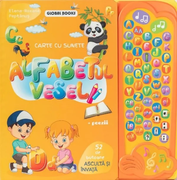 Alfabetul vesel. Carte cu sunete