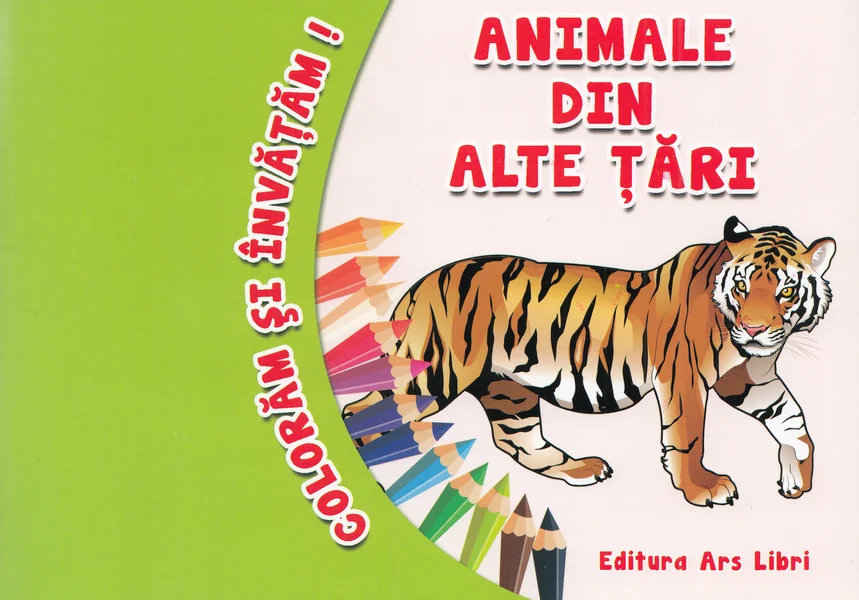 Animale din alte tari - Coloram si invatam!