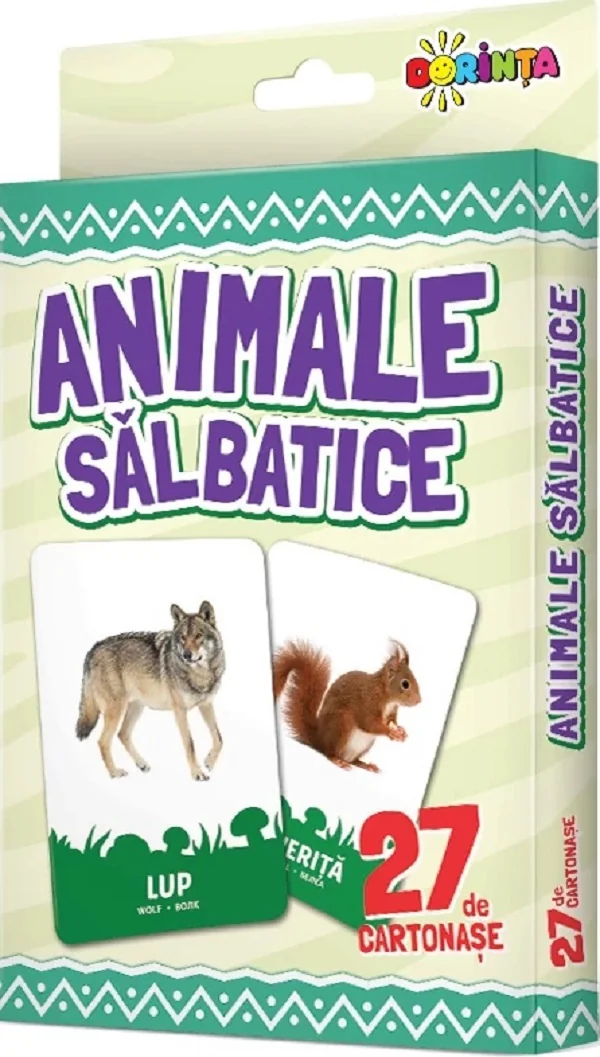 Animale salbatice. 27 de cartonase