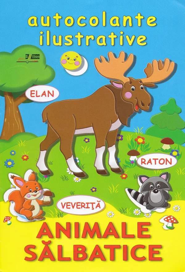 Animale salbatice. Autocolante ilustrative