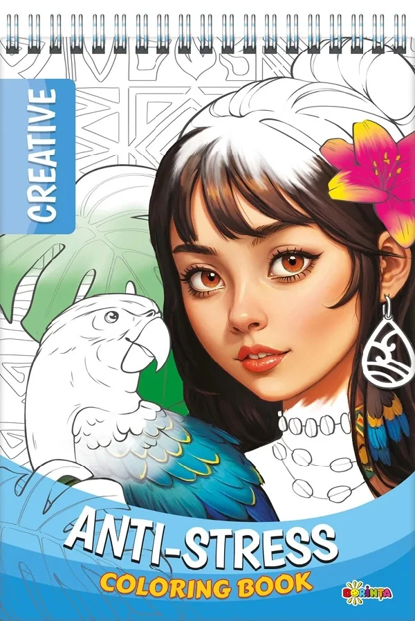 Anti-stress coloring book: Creative