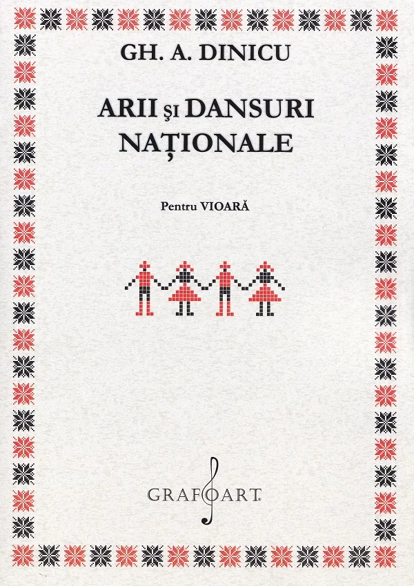 Arii si dansuri nationale pentru vioara solo - Gh. A. Dinicu