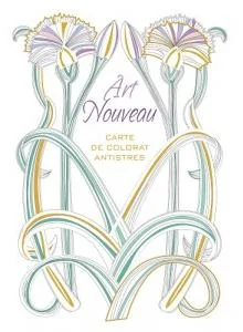Art Nouveau - Carte de colorat antistres