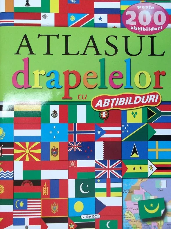 Atlasul drapelelor cu abtibilduri