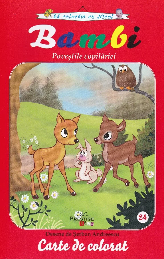 Bambi. Povestile copilariei - Carte de colorat