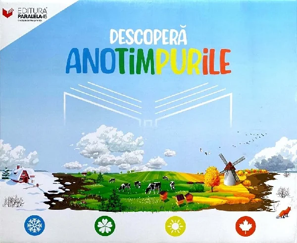 Boxset 3: Sa cunoastem anotimpurile + Anotimpurile. Caiete de jocuri logico-creative