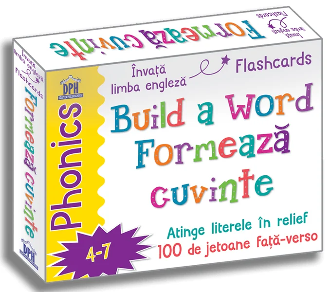 Build a Word. Formeaza cuvinte. 100 de jetoane