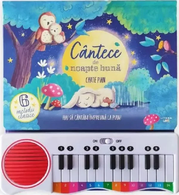 Cantece de noapte buna. Carte pian