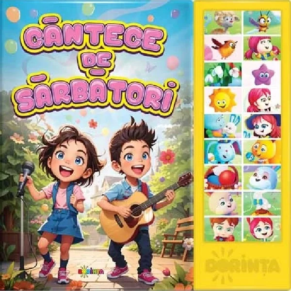 Cantece de sarbatori. Carte cu sunete