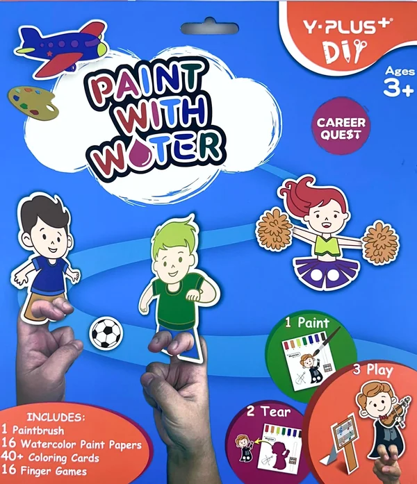 Carte activitati. Paint with water. Career Quest