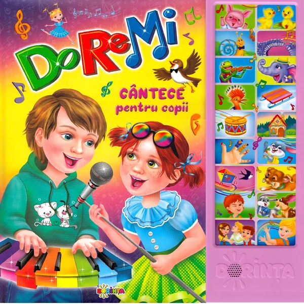 Carte cu sunete: Do-Re-Mi, cantece pentru copii