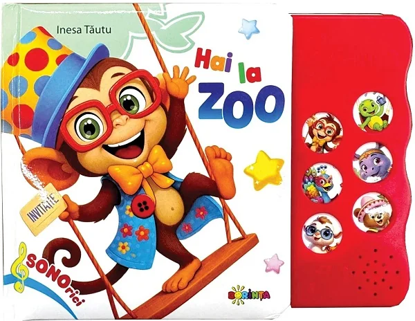 Carte cu sunete. Hai la zoo