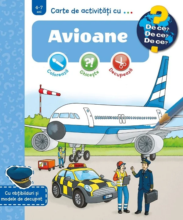 Carte de activitati cu avioane