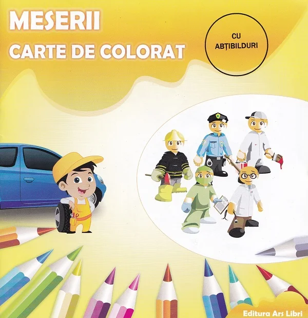 Carte de colorat: Meserii