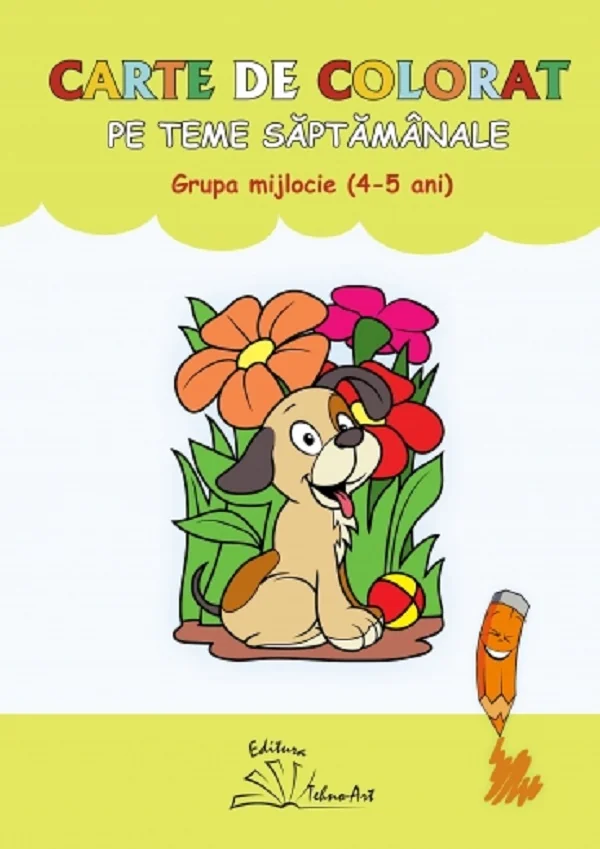 Carte de colorat pe teme saptamanale. Grupa mijlocie