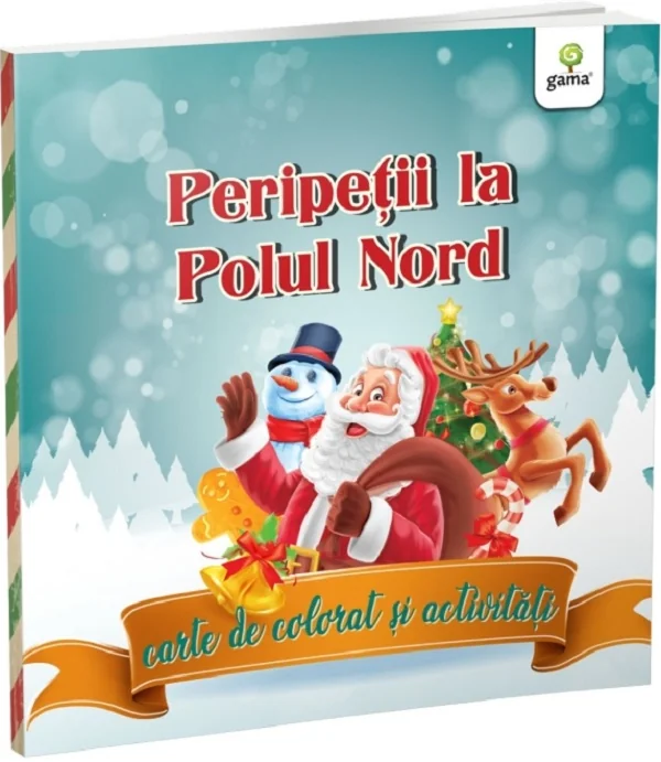 Carte de colorat si activitati. Peripetii la Polul Nord
