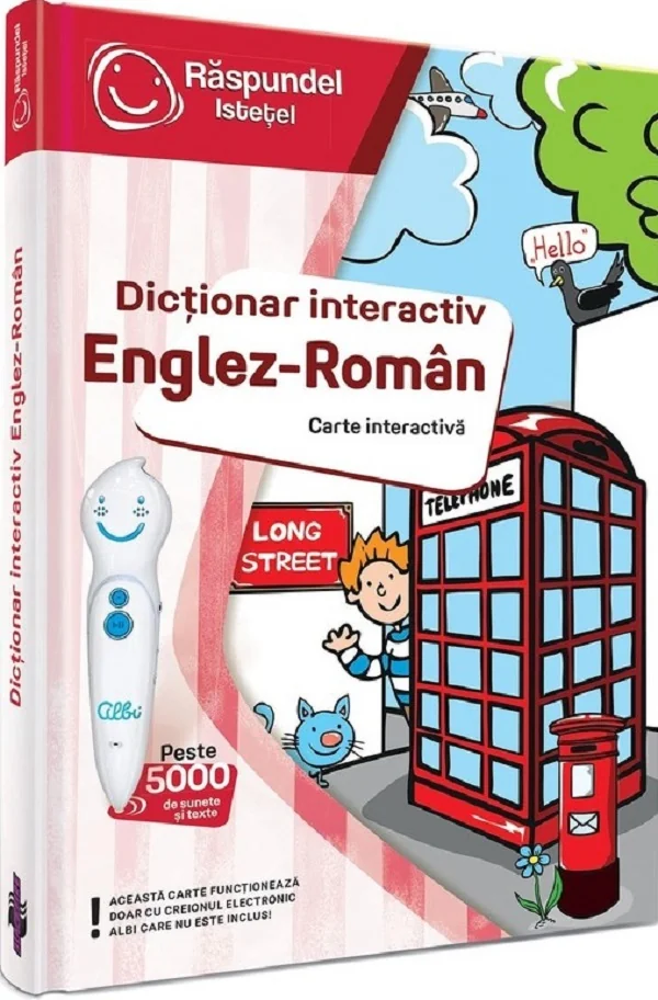Carte interactiva: Raspundel Istetel. Dictionar interactiv englez-roman
