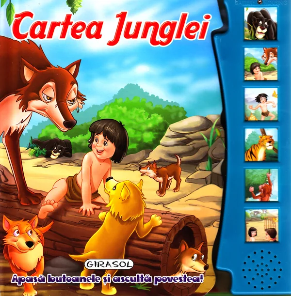 Cartea Junglei - Apasa butoanele si asculta povestea!