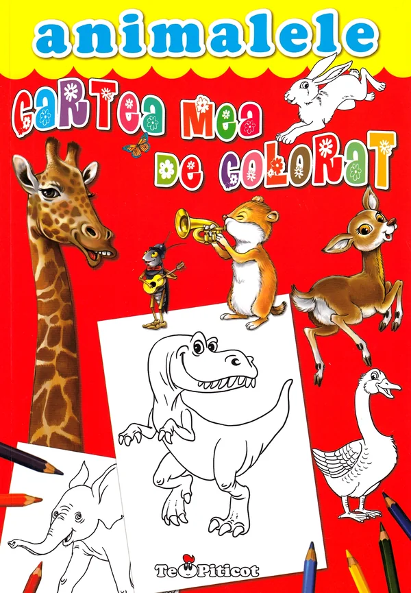 Cartea mea de colorat. Animalele