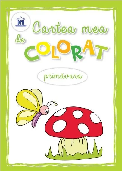 Cartea mea de colorat: Primavara