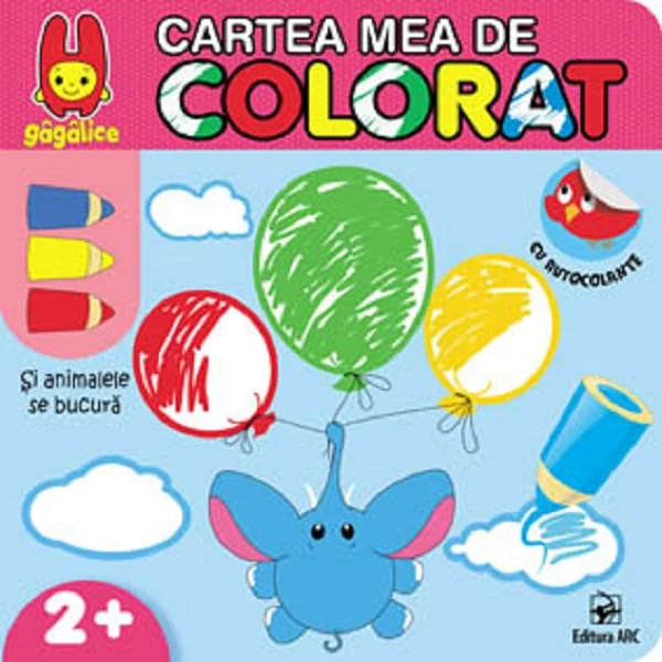 Cartea mea de colorat. Si animalele se bucura