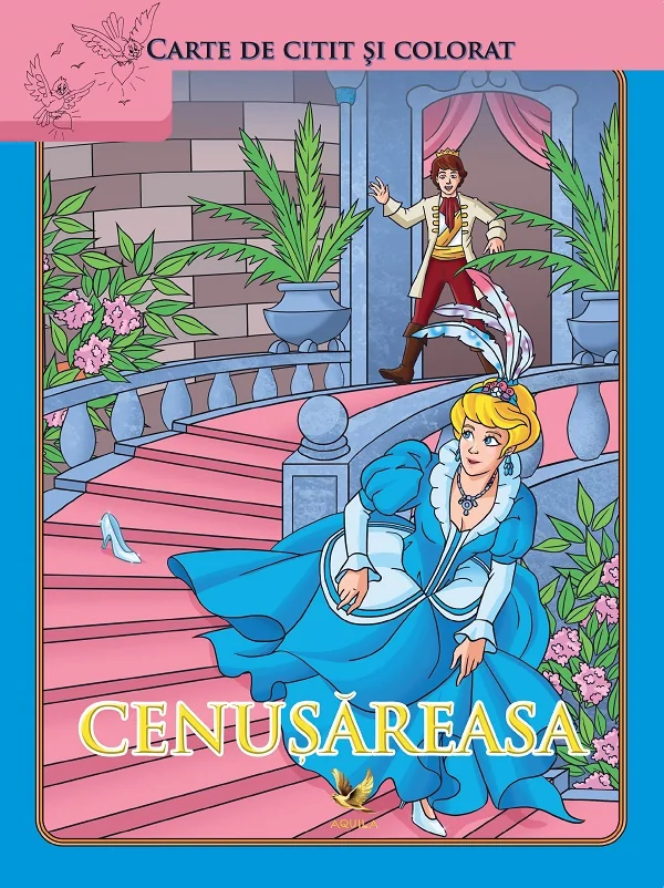 Cenusareasa. Carte de citit si colorat