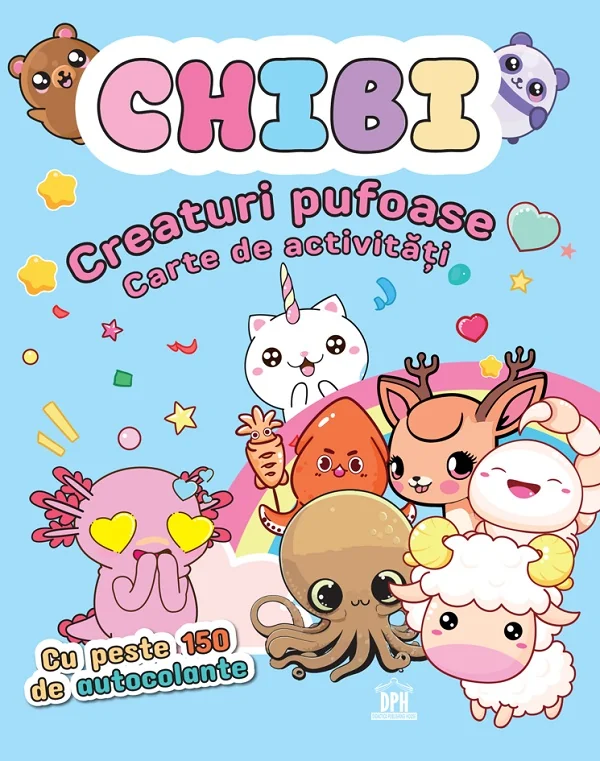Chibi: Creaturi pufoase. Carte de activitati