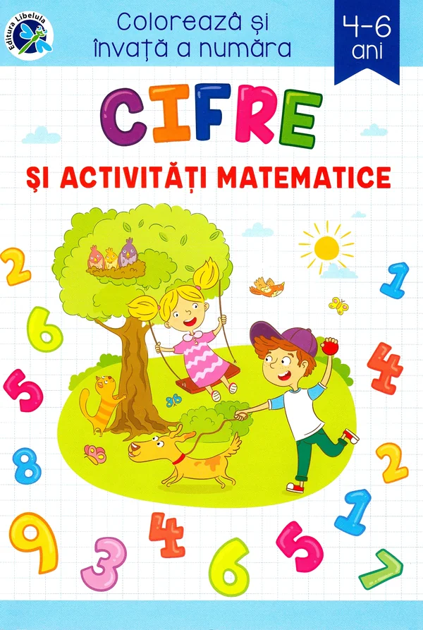 Cifre si activitati matematice. Coloreaza si invata a numara