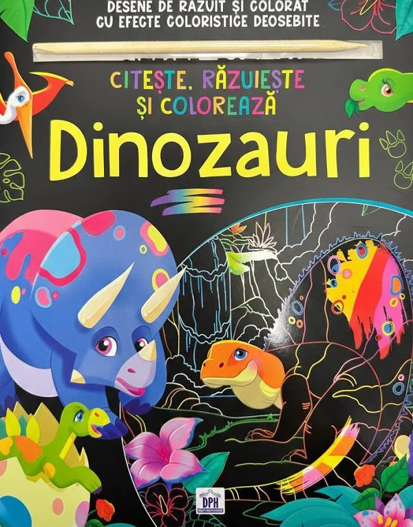 Citeste, razuieste si coloreaza: Dinozauri