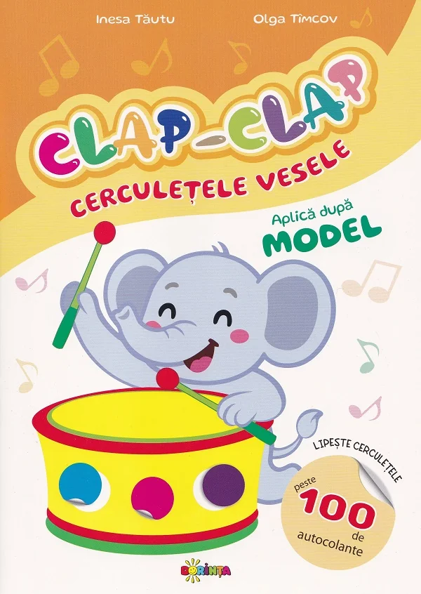 Clap-Clap. Cerculetele vesele. Aplica dupa model