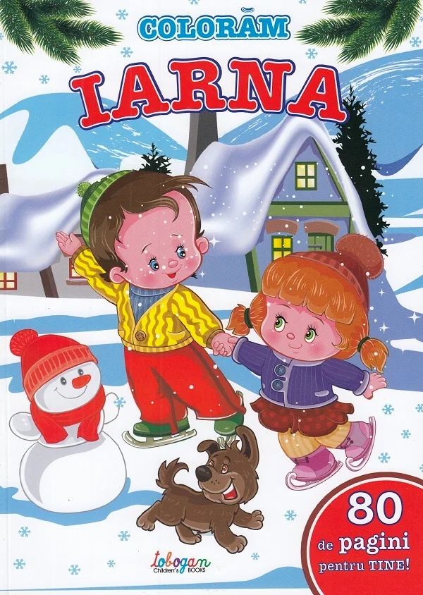 Coloram iarna. 80 de pagini pentru tine!