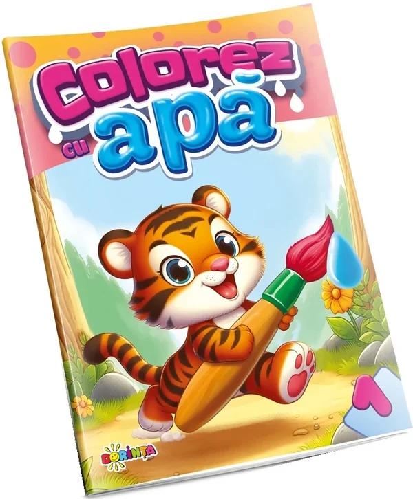 Colorez cu apa 1: Tigru