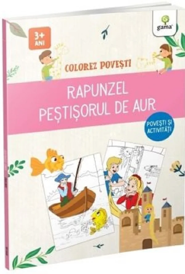 Colorez povesti: Rapunzel. Pestisorul de aur