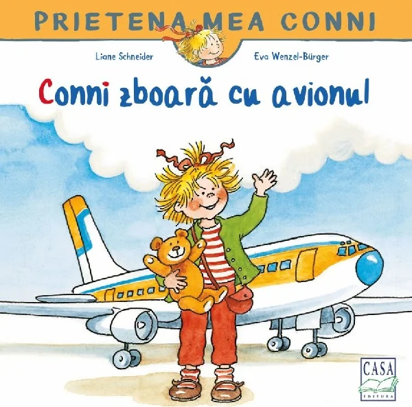 Conni zboara cu avionul