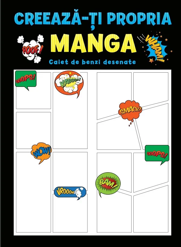 Creeaza-ti propria manga. Caiet de benzi desenate
