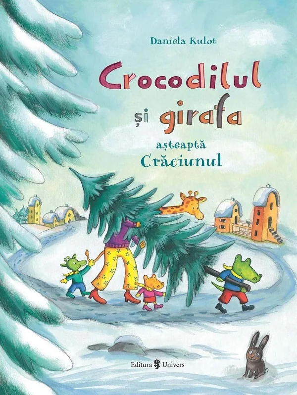 Crocodilul si girafa asteapta Craciunul