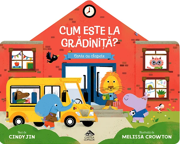 Cum este la gradinita? Carte cu clapete