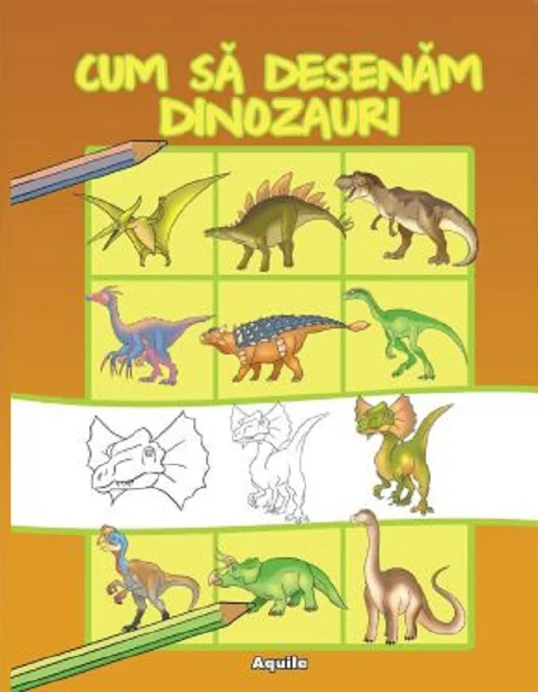 Cum sa desenam dinozauri