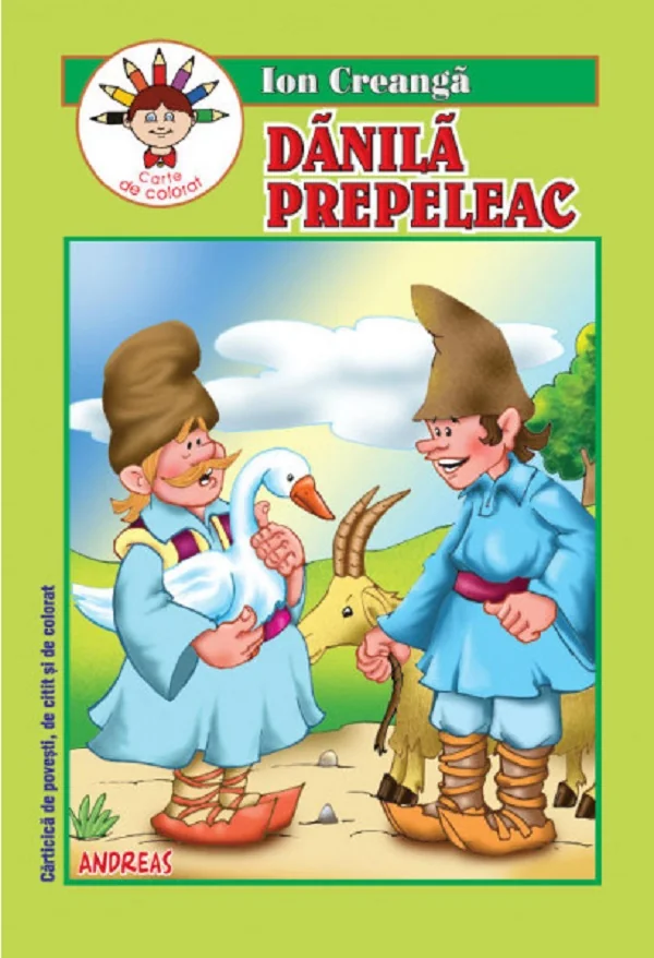 Danila Prepeleac. Carte de citit si colorat