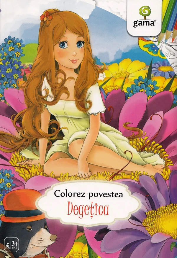 Degetica. Colorez povestea