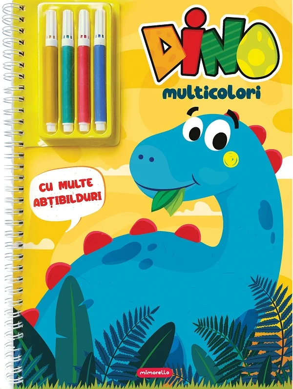Dino multicolori cu multe abtibilduri