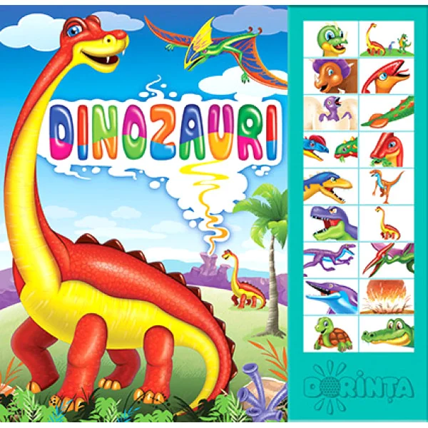 Dinozauri. Carte cu sunete - Inesa Tautu, Petru Petreanu