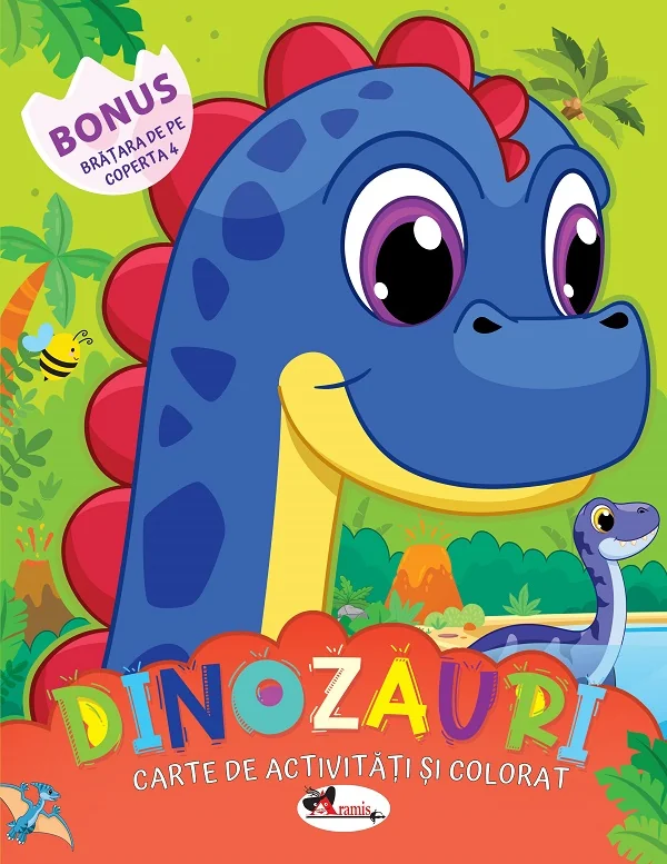 Dinozauri. Carte de activitati si colorat