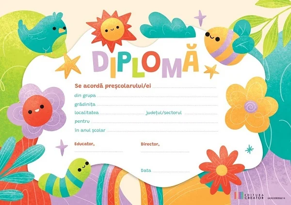 Diploma gradinita. Floricele