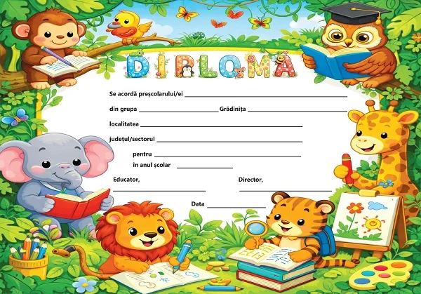 Diploma pentru gradinita